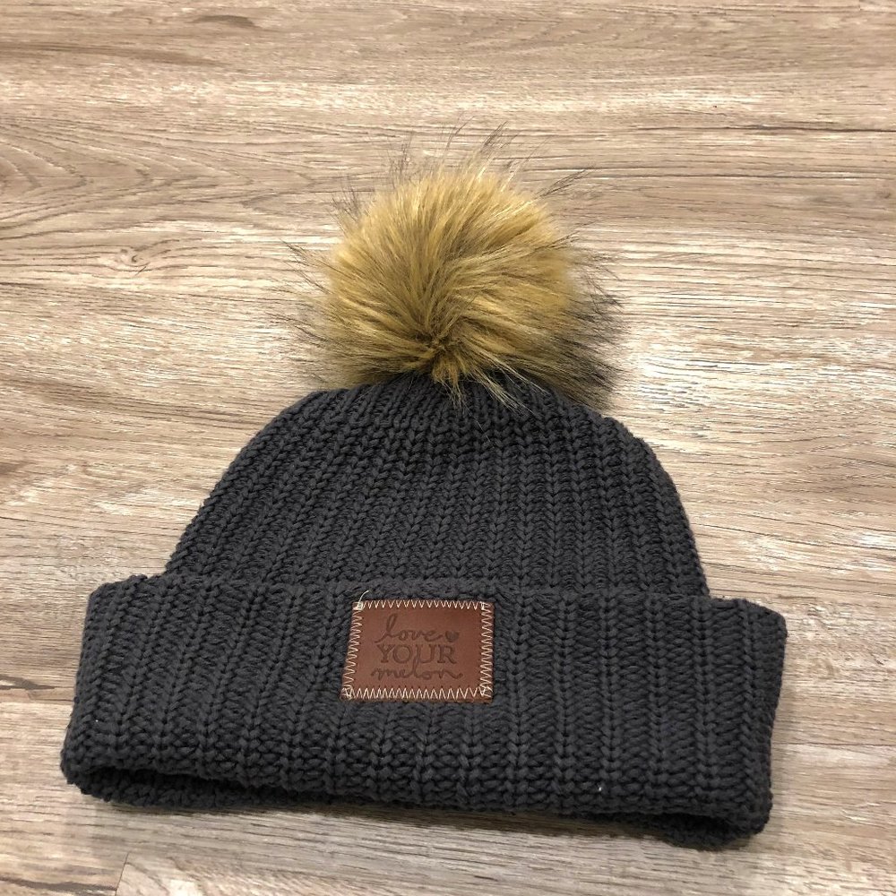 Love Your Melon Grey Beanie